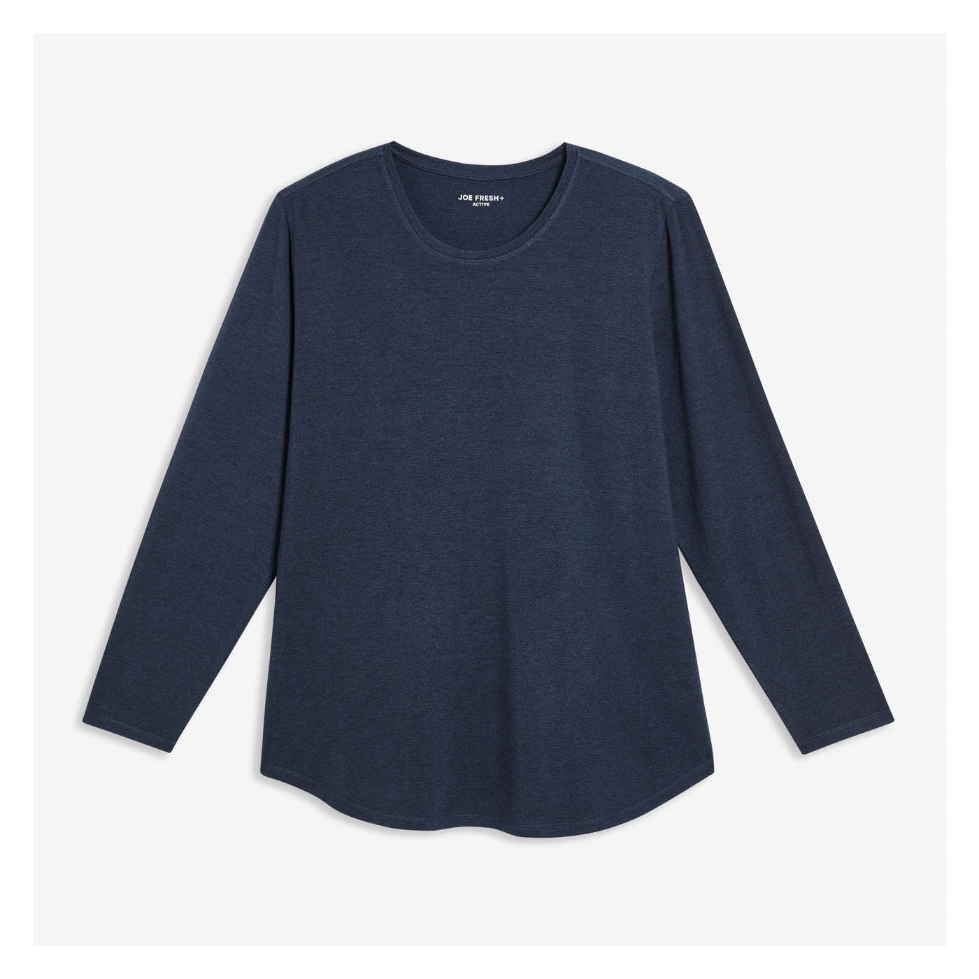 Active Long Sleeve in Navy Mix from Joe Fresh